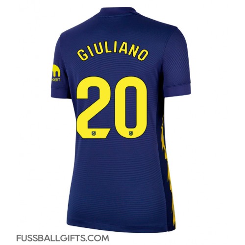 Atletico Madrid Giuliano Simeone #20 Fußballbekleidung Auswärtstrikot Damen 2025-26 Kurzarm